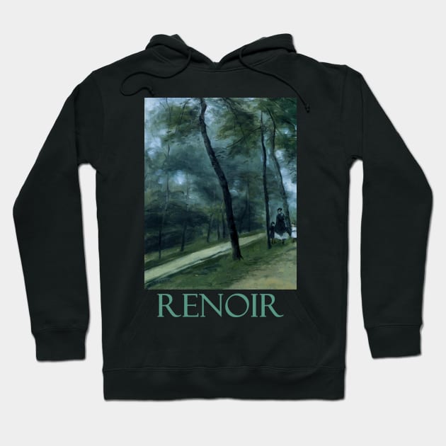 A Walk in the Woods by Pierre-Auguste Renoir Hoodie by Naves